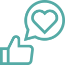Icon de témoignage de commentaires clients positifs | Soluo Solutions septiques